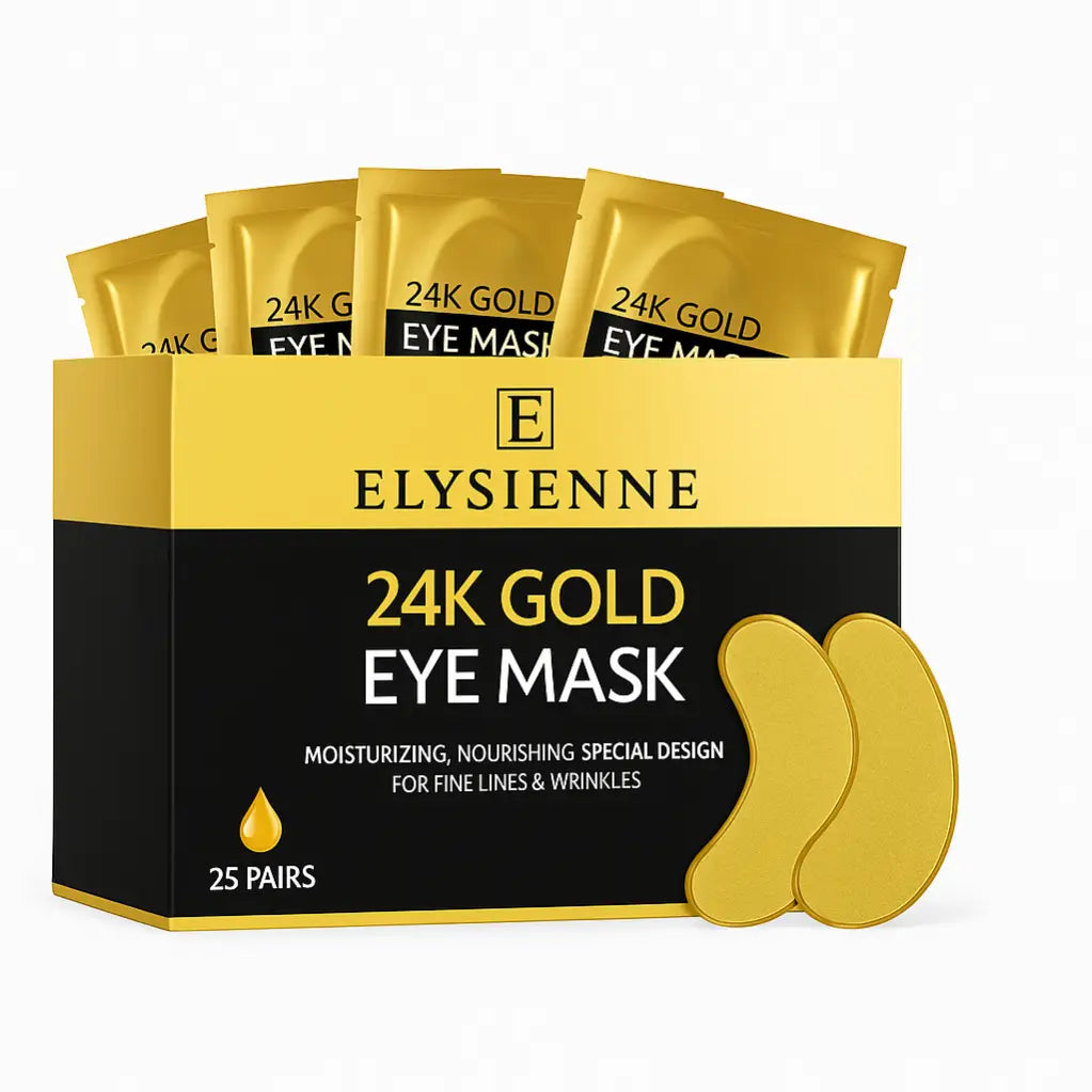 24K Gold & Bio Collagen Eye Patches (25 чифта) – Премиум грижа за сияен околоочен контур