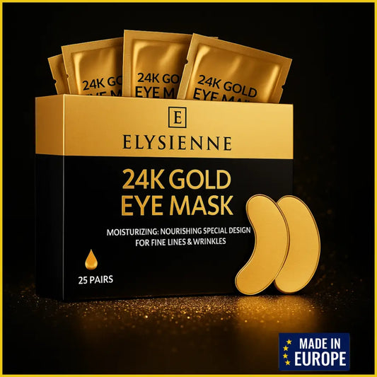 24K Gold & Bio Collagen Eye Patches (25 чифта) – Премиум грижа за сияен околоочен контур